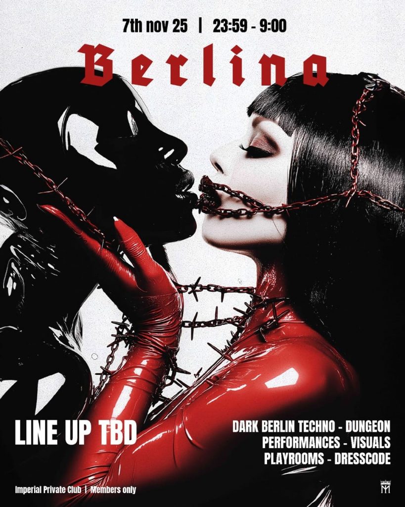 Evento Berlina el viernes 7 de noviembre