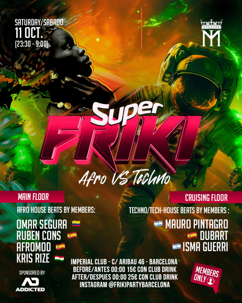 Evento Friki el sábado 11 de octubre