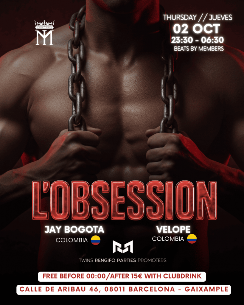 Evento L'Obsession el jueves 2 de octubre