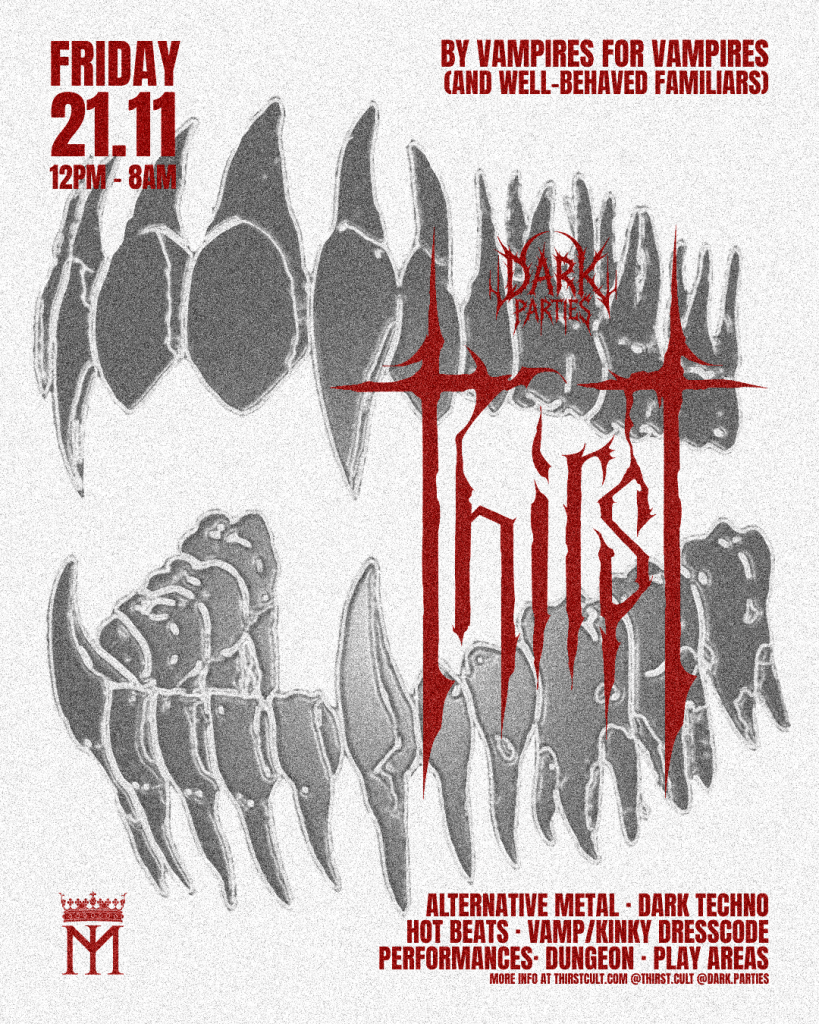 Evento Thirst el viernes 21 de noviembre