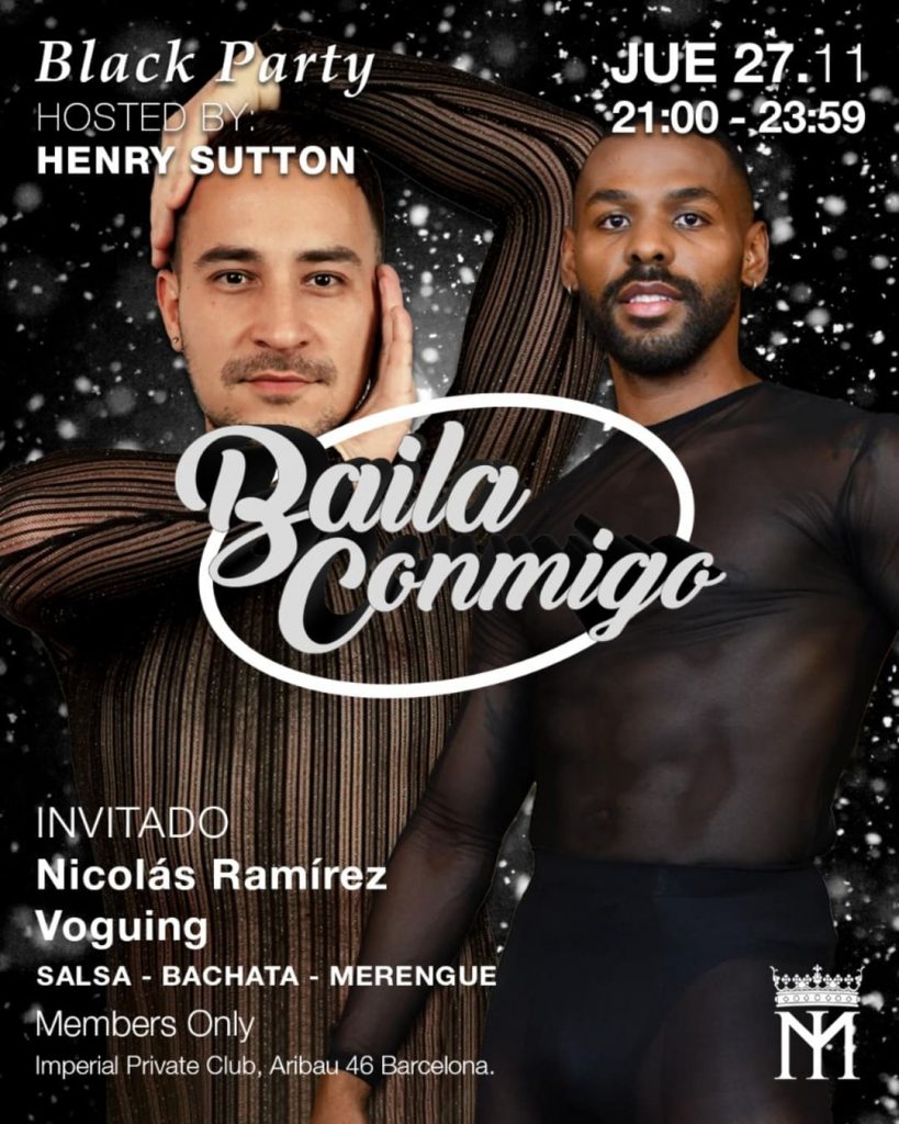 Evento Baila Conmigo el 27 de noviembre
