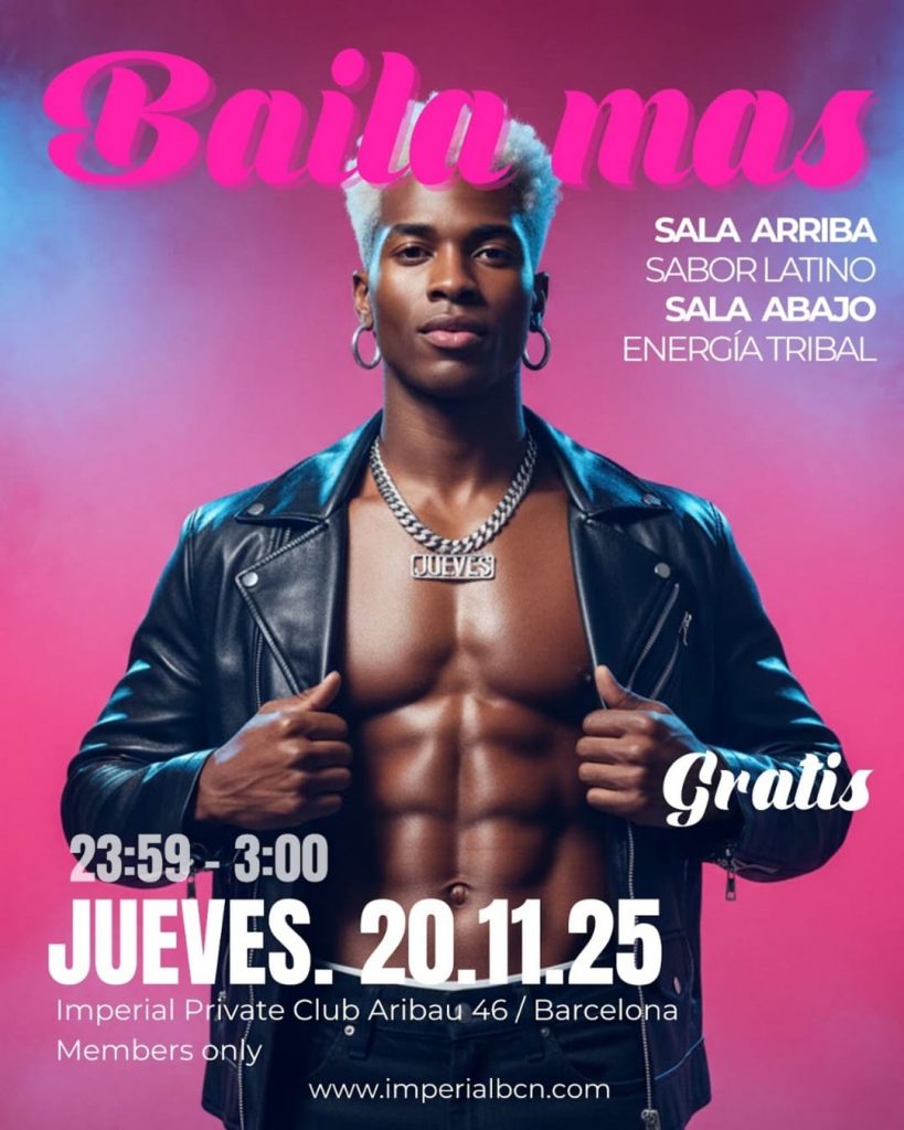 Evento Baila más el 20 de noviembre