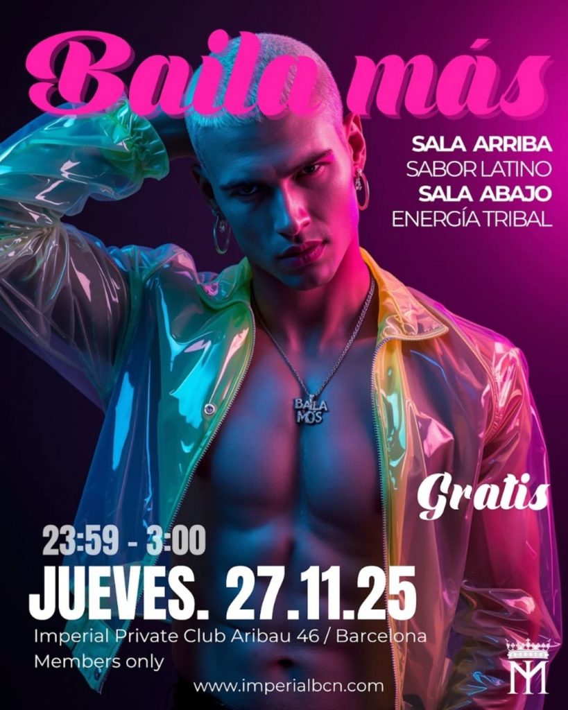 Evento Baila más el 27 de noviembre