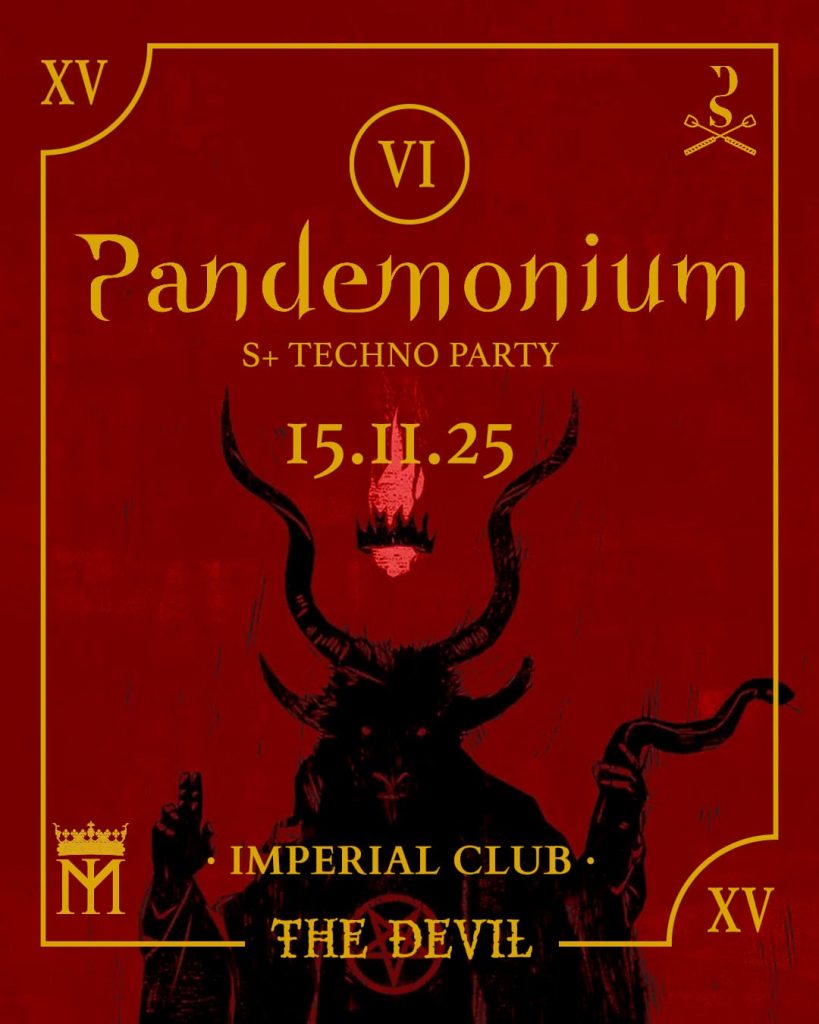 Evento Pandemonium el sábado 15 de noviembre