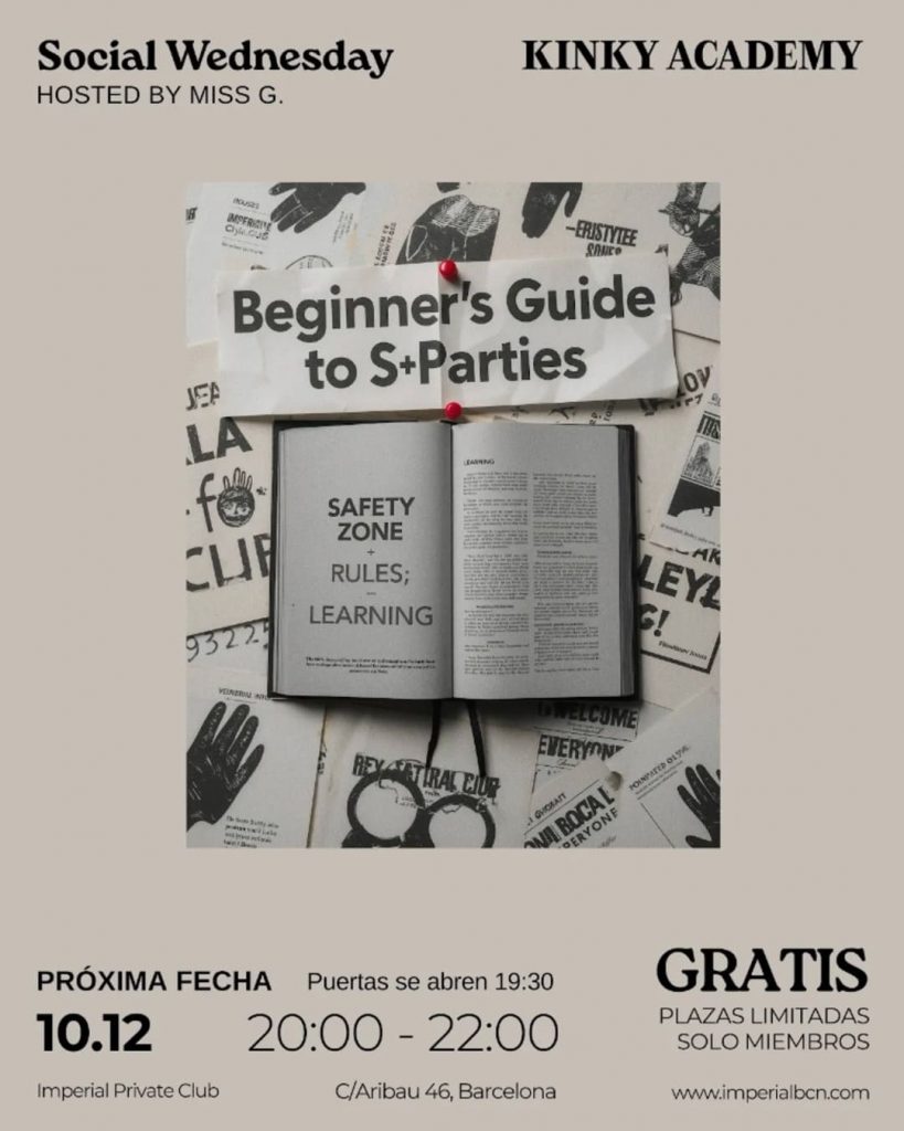 Evento Kinky Social el 10 de diciembre