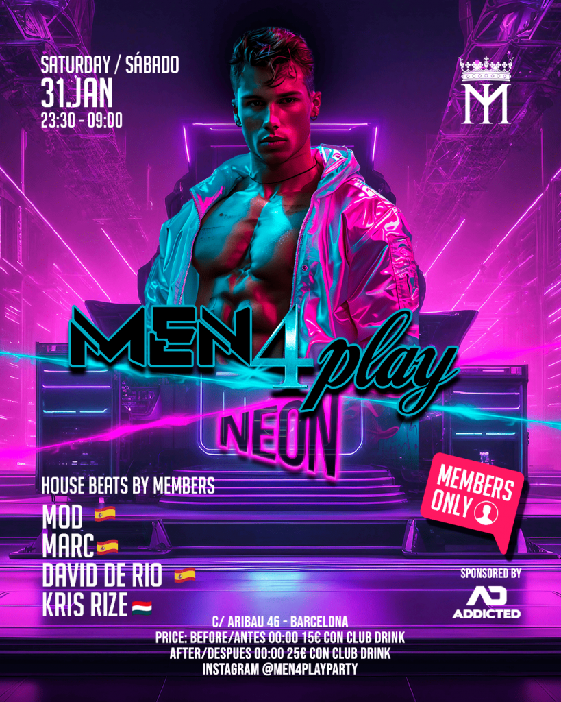 Evento Men4play el 31 de enero