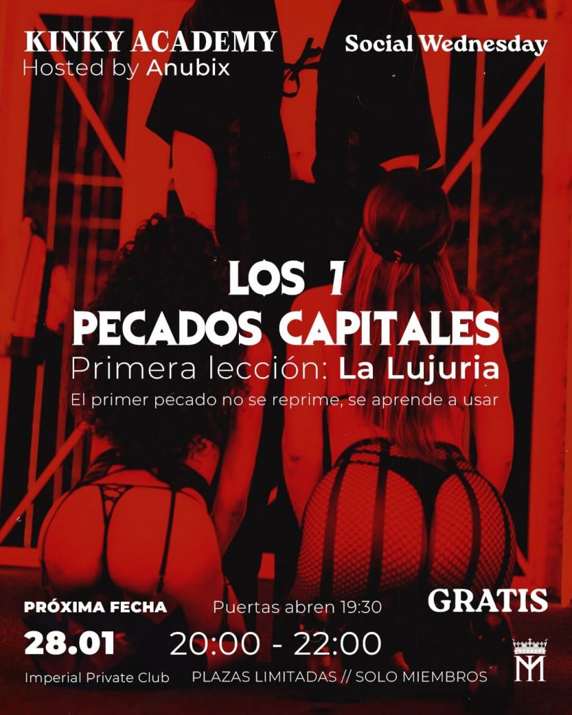 Evento Kinky Social el 28 de enero