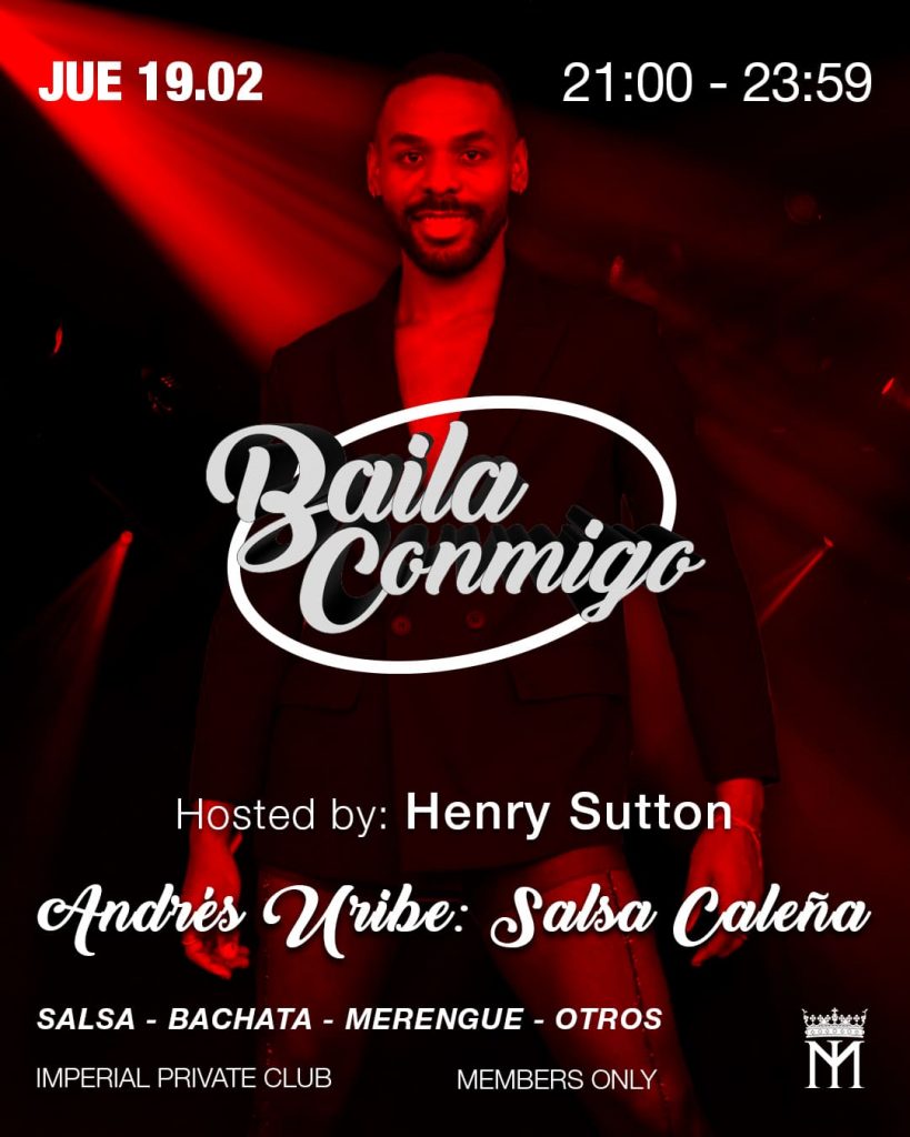 Evento Baila Conmigo el 19 de febrero