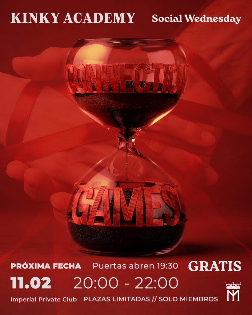 Evento Connection Games Kinky Academy el 11 de febrero