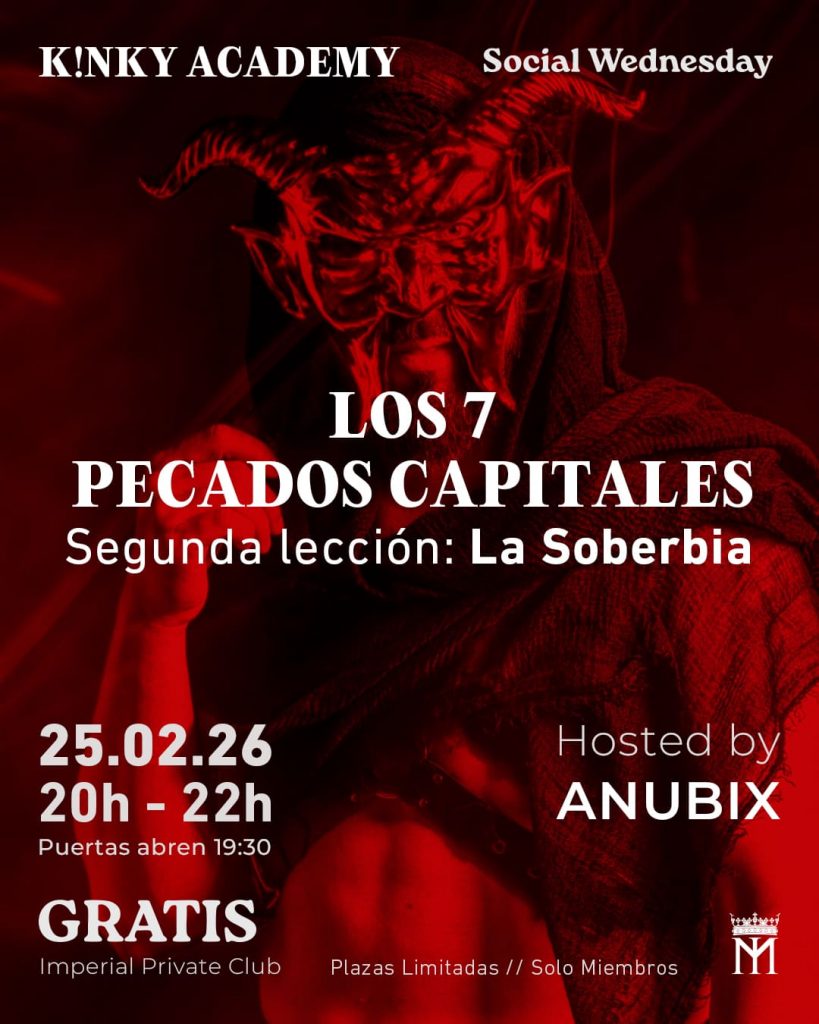 Evento Los 7 pecados capitales el 25 de febrero