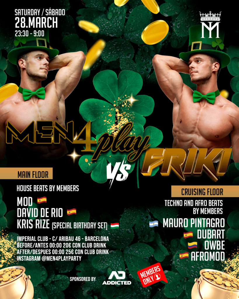 Evento Men4play vs Friki el 28 de marzo