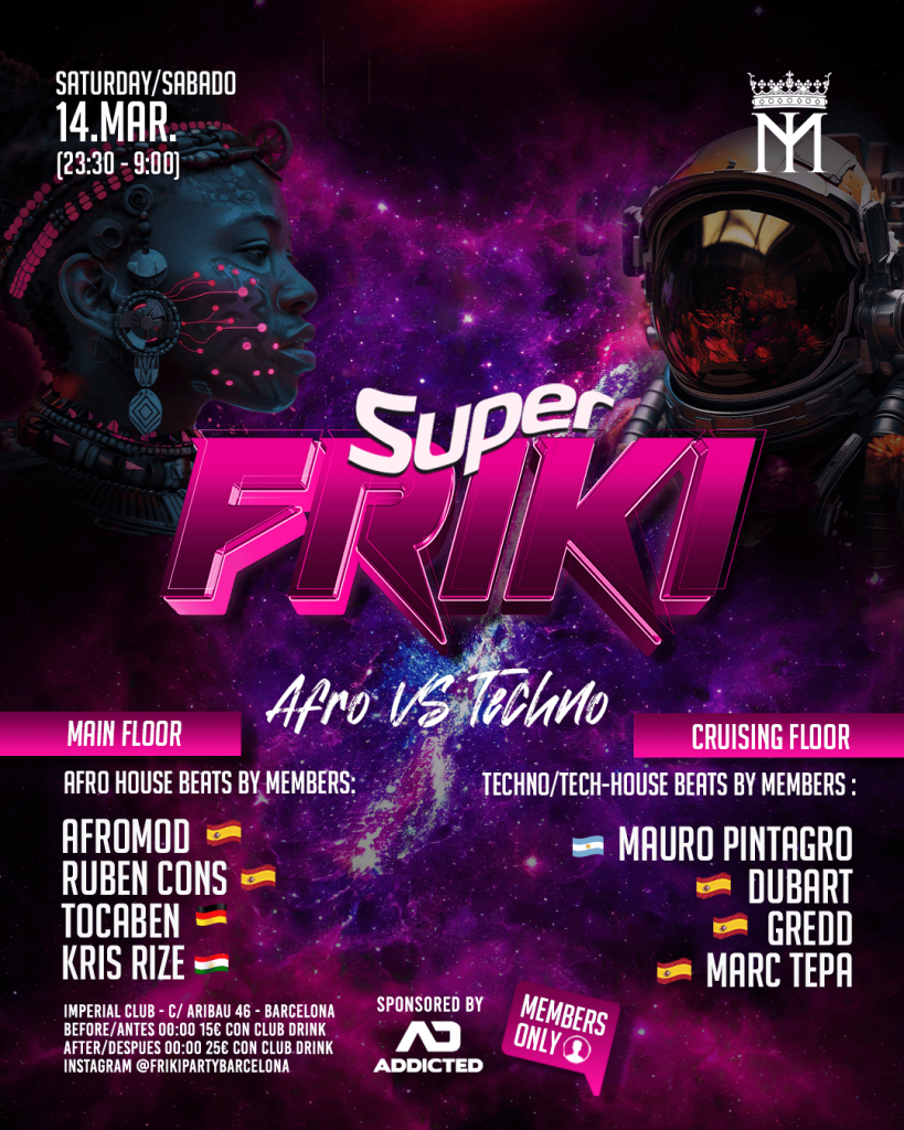 Evento Super Friki el 14 de marzo