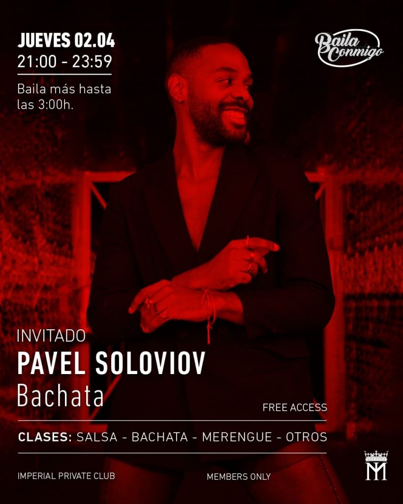 Evento Baila Conmigo el 2 de abril