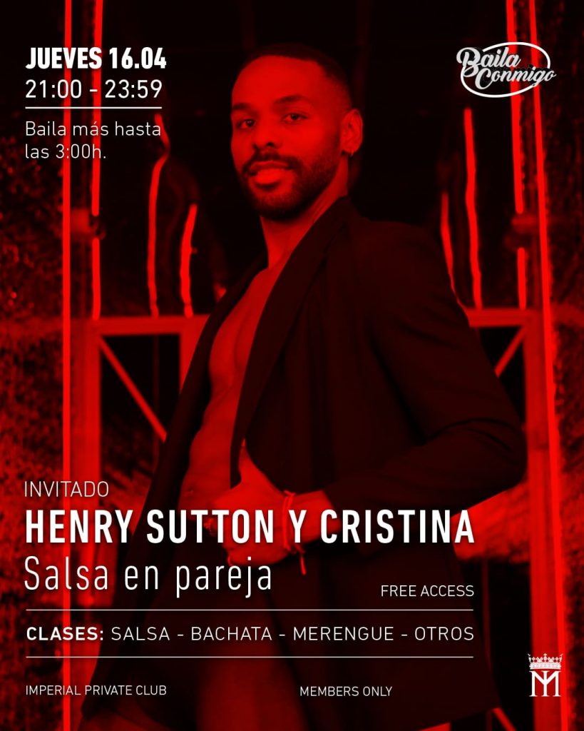 Evento Baila Conmigo el 16 de abril