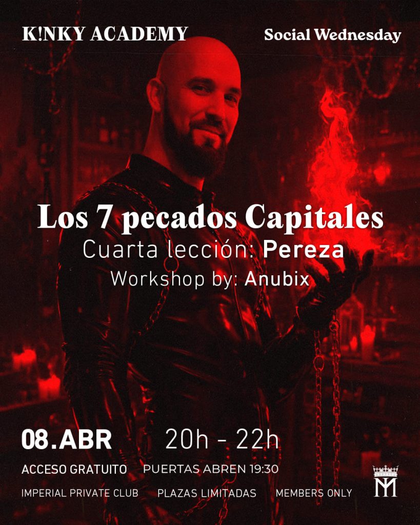 Evento Los 7 pecados capitales el 8 de abril