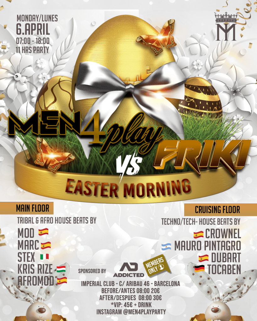 Evento Men4play vs Friki el 6 de abril