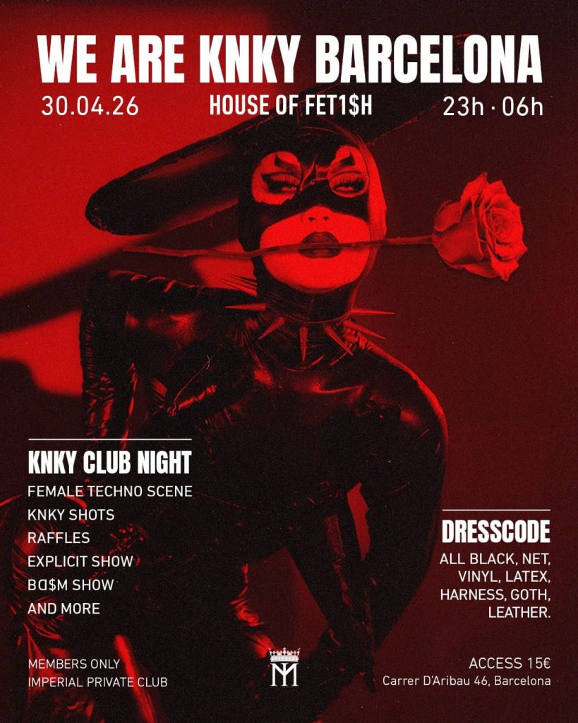 Evento We are kinky barcelona el 30 de abril