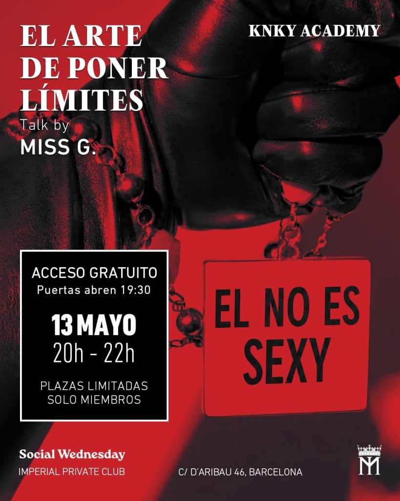 Evento El arte de poner límites el 13 de mayo