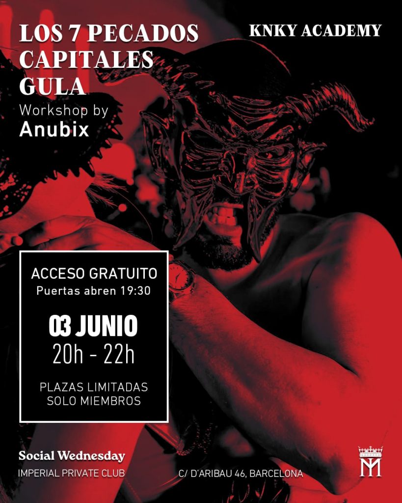 Evento Los 7 pecados capitales el 3 de junio