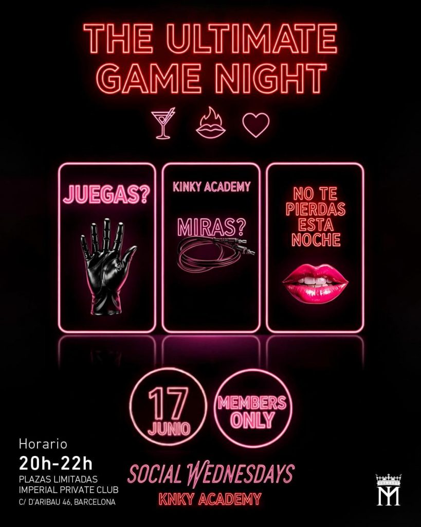 Evento The ultimate game night el 17 de junio