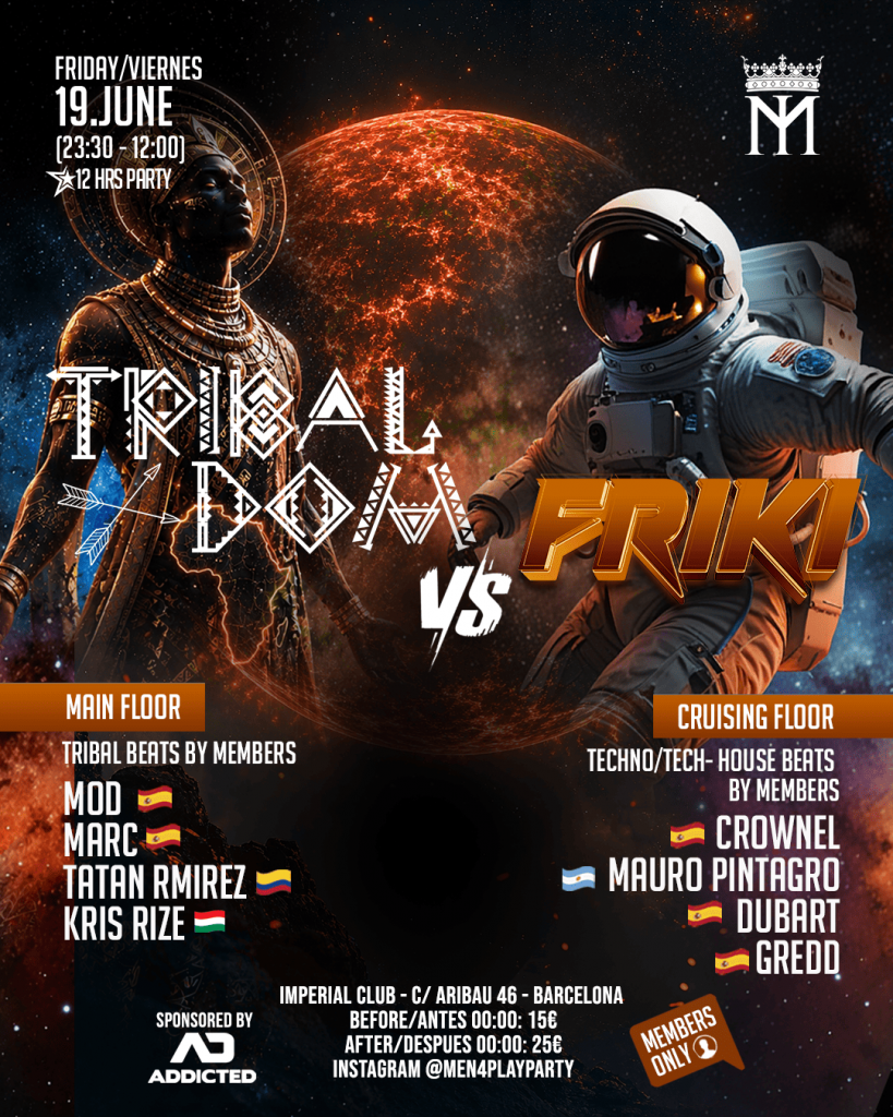 Evento Tribal Dom vs Friki el 19 de junio
