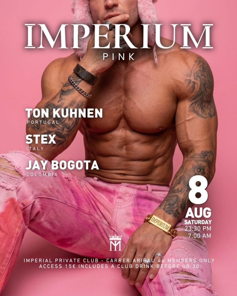 Evento Imperium pink el 8 de agosto