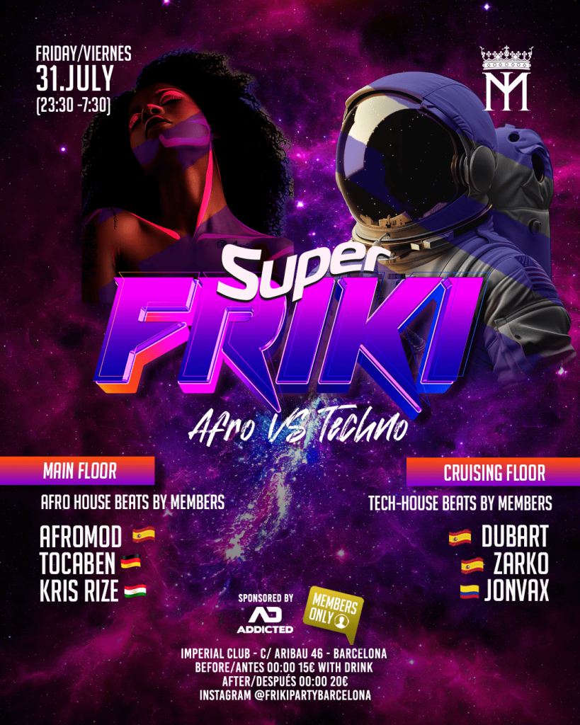 Evento Super Friki el 31 de julio