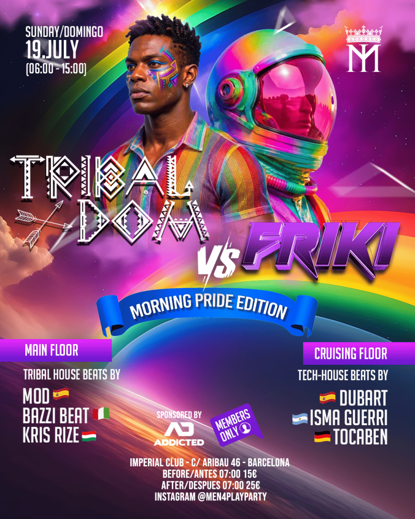 Evento Tribal Dom vs Friki el 19 de julio