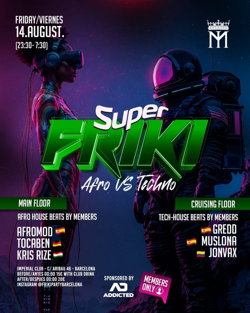 Evento Super Friki el 14 de agosto