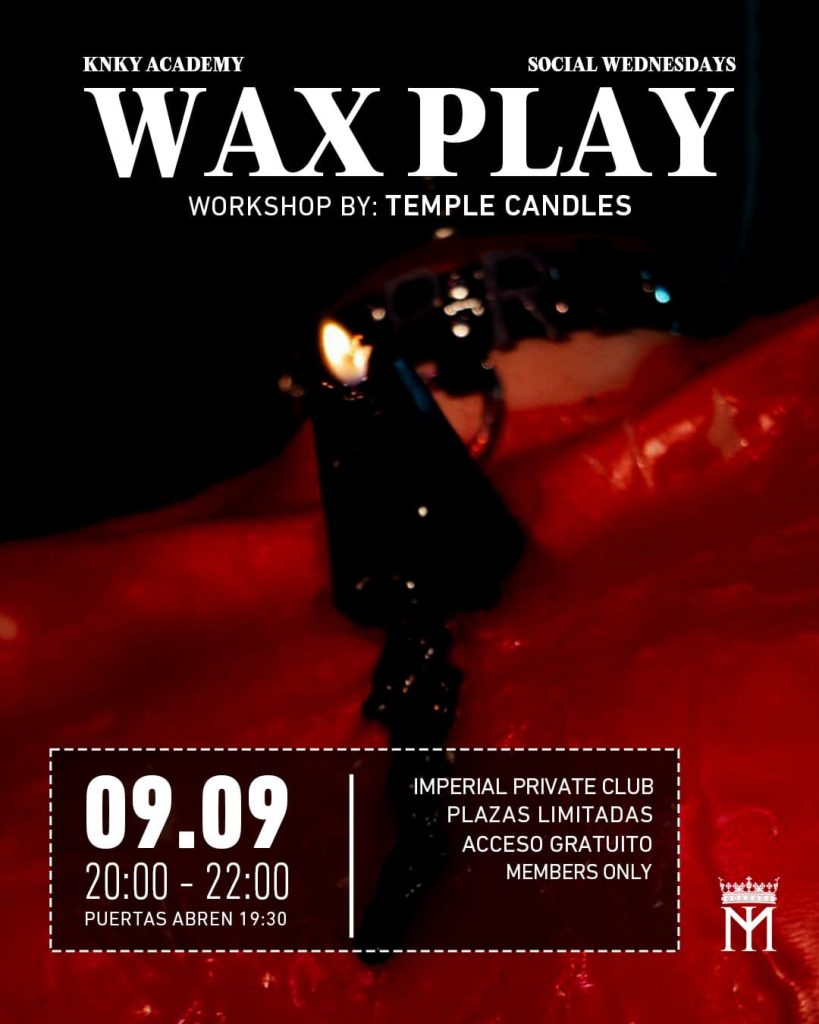 Evento Wax Play el 9 de septiembre