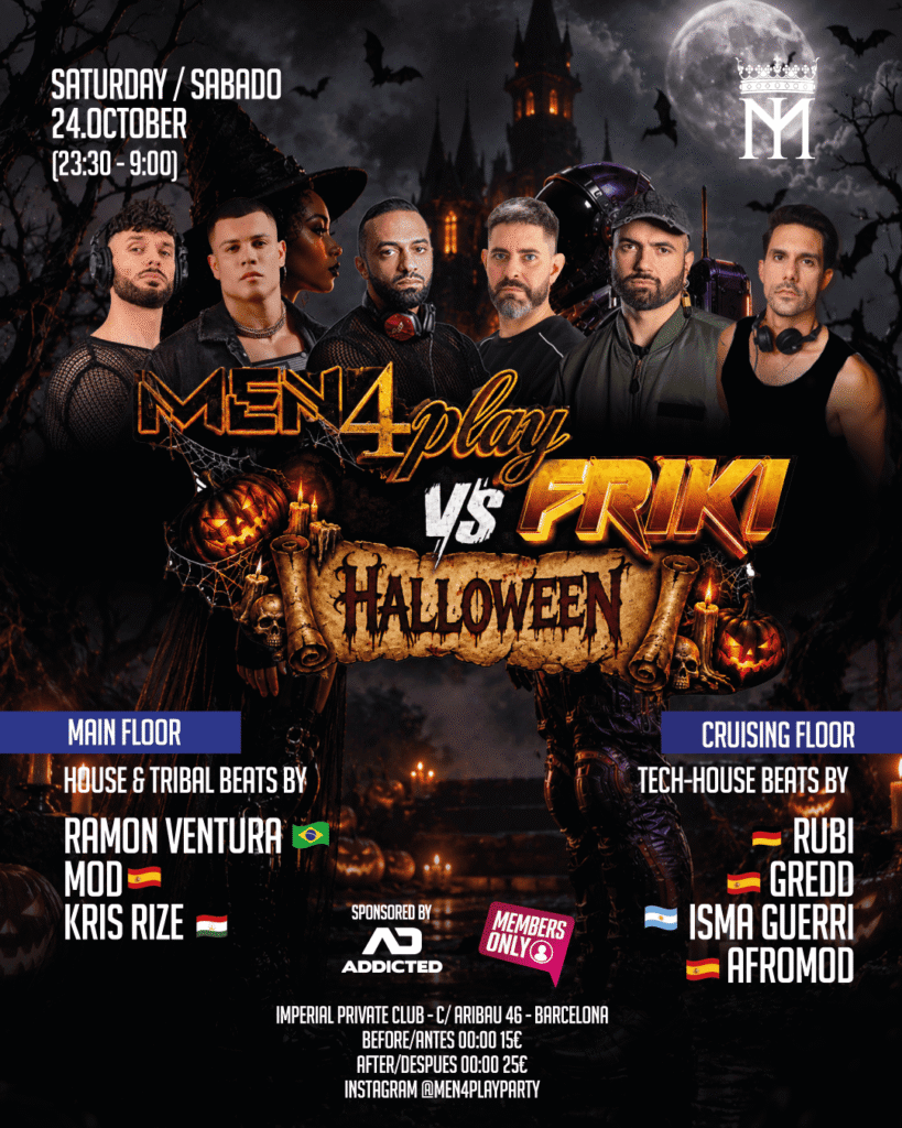Evento Men4play vs Friki el 24 de octubre