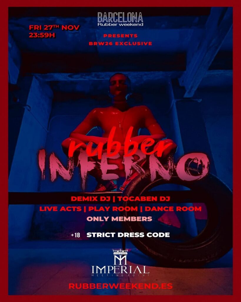 Evento Rubber el 27 de noviembre