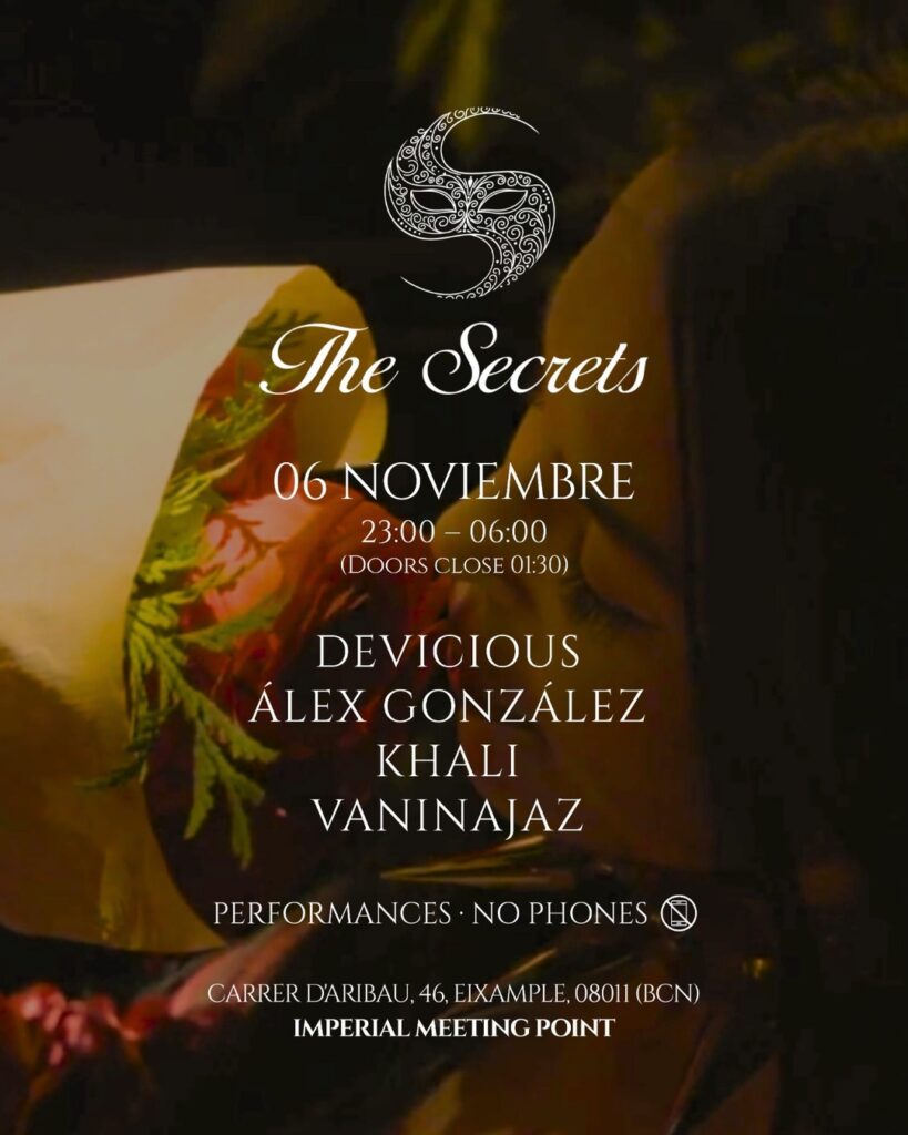 Evento The secrets el 6 de noviembre